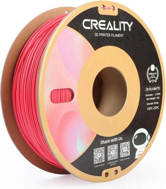 Immagine prodotto Creality Rosso fragola (PLA, 1.75 mm, 1000 g, Rosso)