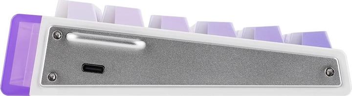 Produktbild Aula Gasket-Tastatur HERO84 HE Weiss+Lila+Farbverlauf+LIGHT JadeKing-Schalter RGB (DE, Kabelgebunden)