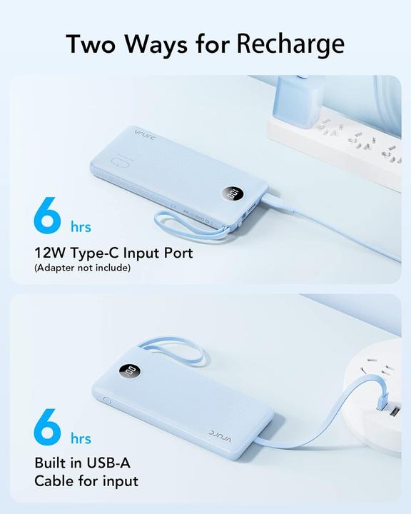 Produktbild Vrurc Powerbank (10000 mAh, 12 W)