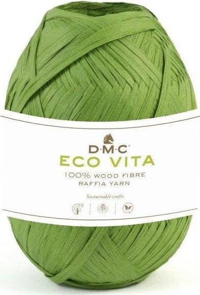 Immagine prodotto DMC Cavo filato per tessuto Eco Vita Raffia 50 g, verde, confezione da 50 g (100 m)