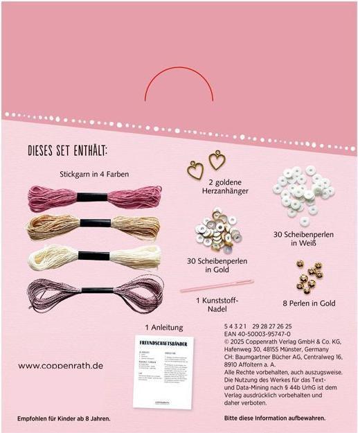 Produktbild Die Spiegelburg Freundschaftsbänder knüpfen (Roségold/B