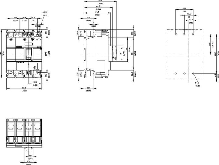 Immagine prodotto Siemens Interruttore automatico 80A 4p opt. comando motore 3VA5180-6EC41-0AA0