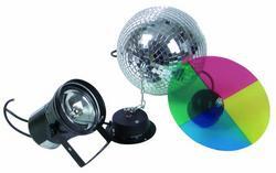 Actual product image Eurolite Mirror ball set 20cm with pinspot (20 cm)