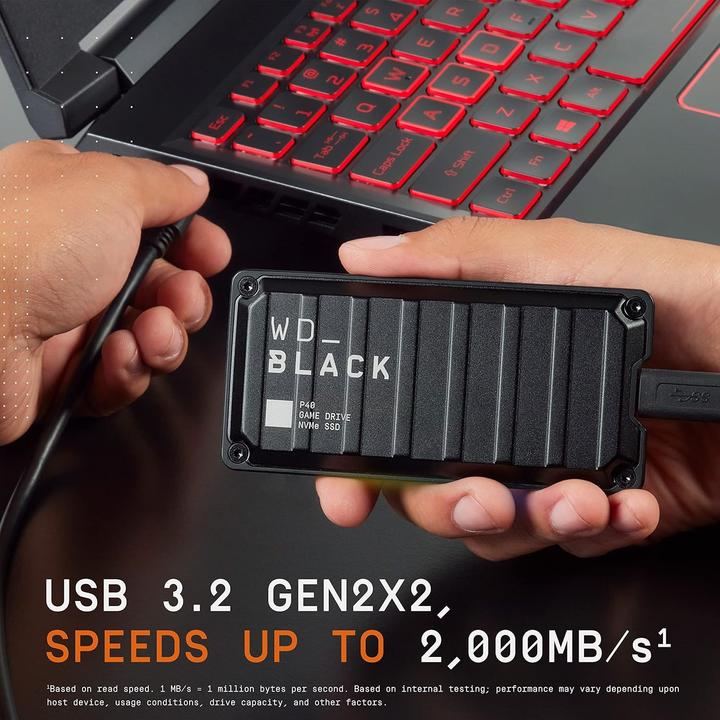 Image du produit WD P40 Game Drive SSD powered by SANDISK (2 To)