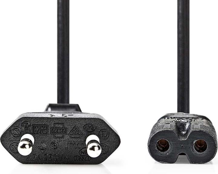 Image du produit Nedis Câble d'alimentation pour aspirateur | 7.00 m | CEE 7/17 | 250 V AC | 16 A | Noir | PVC (7 m)