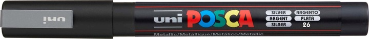 Actual product image Posca Marker PC-3M round tip (Silver, 1.30 mm, 1 x)