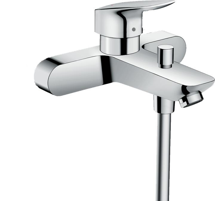 Produktbild hansgrohe Logis Einhebel-Wannenarmatur Aufputz mit Stichmass 15,3 cm