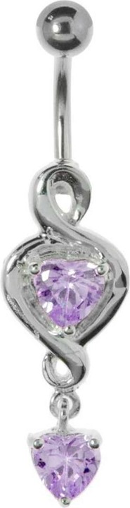 Produktbild Bijouteria Bauchpiercing (Kristall, Silber 925, Chirurgenstahl 316L)