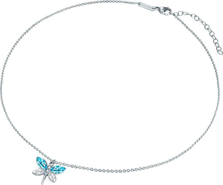 Immagine prodotto Eastside Farfalla da donna in acciaio inossidabile Preciosa argento 40,0 cm di catena base + 5,0 cm di (Acciaio inox 100%, 40 - 45 cm)