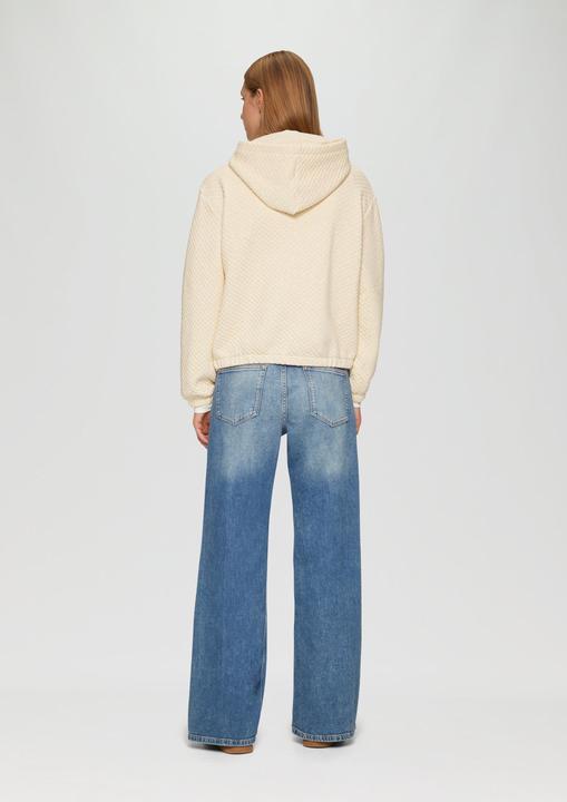 Produktbild s.Oliver Sweatshirt Relaxed-Fit-Hoodie mit Waffelstruktur (32)