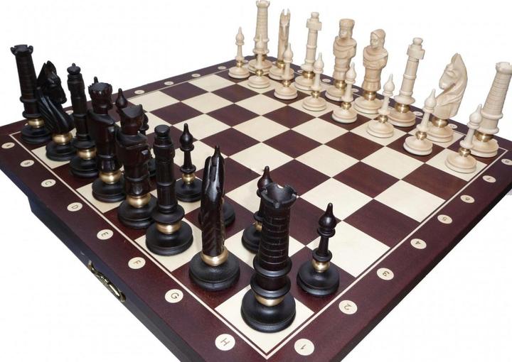 Image du produit Holzecke Schachtisch mit Figuren Machon