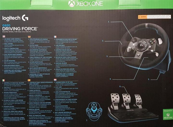 Productafbeelding Logitech G G920 Driving Force (Xbox, PC) (PC, Xbox One X, Xbox serie X, Xbox One S, Xbox serie S)