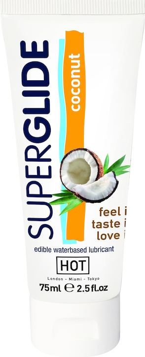 Produktbild HOT Superglide edible lubricant waterbased coconut 75 ml (75 ml)