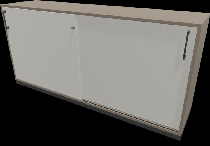 Actual product image Narbutas Choice sliding door cabinet (160 x 40 x 76 cm)