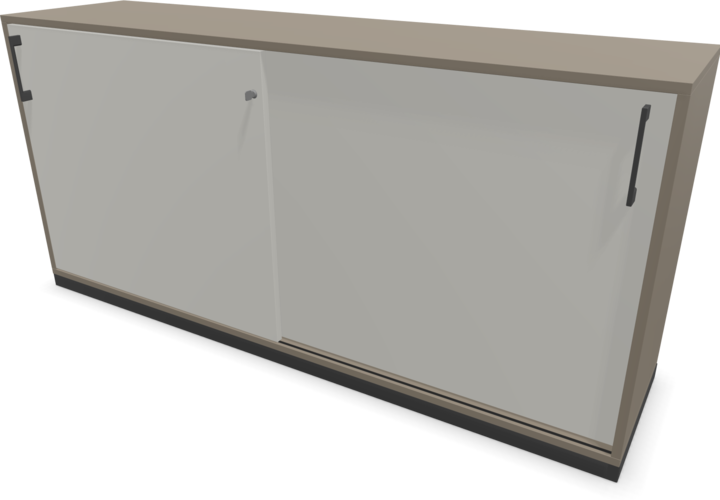 Image du produit Narbutas Choice Armoire à portes coulissantes (160 x 40 x 76 cm)