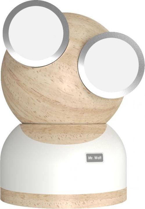 Produktbild Kubbick Mr Watt Goggle Lampe en Bois et Blanc
