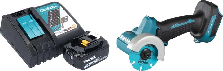 Actual product image Makita DMC 300 RF1 cordless angle grinder 18 V 76 mm brushless + 1x rechargeable battery 3.0 Ah + charger (76 mm)