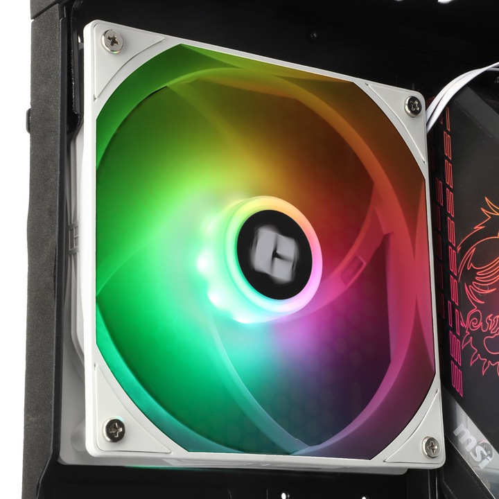 Produktbild Thermalright TL-C14CW-S computer cooling system Computer case Fan Black 1 pc(s) (140 mm, 1 x)