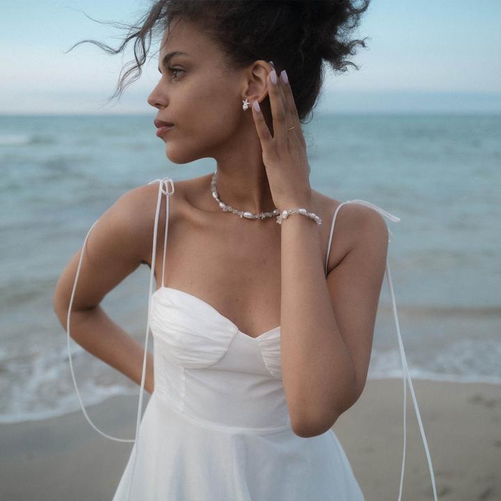 Image du produit Purelei Crystal Wave Kette (Acier inoxydable)