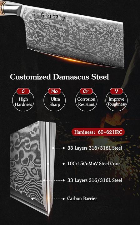 Produktbild Hezhen Hackbeil (17.30 cm)