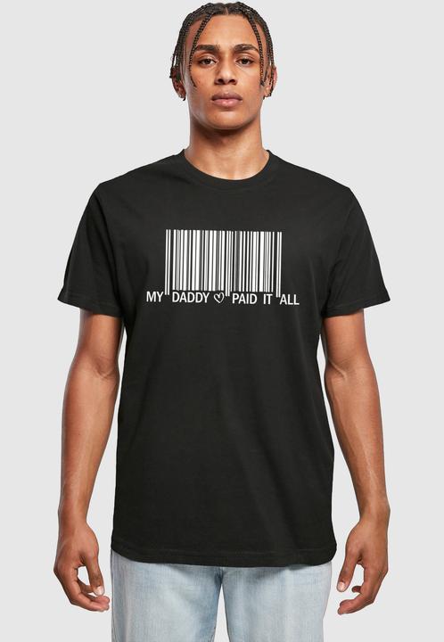 Produktbild Merchcode Dad Pay Barcode T-Shirt Round Neck - 117897 (XL)