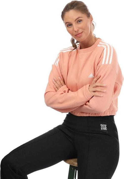 Produktbild adidas Hyperglam Kurzes Sweatshirt Rundhalsausschnitt