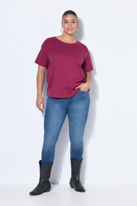 Produktbild Studio Untold Basic-Shirt, Relaxed Shape, überschnittene Schultern (42)