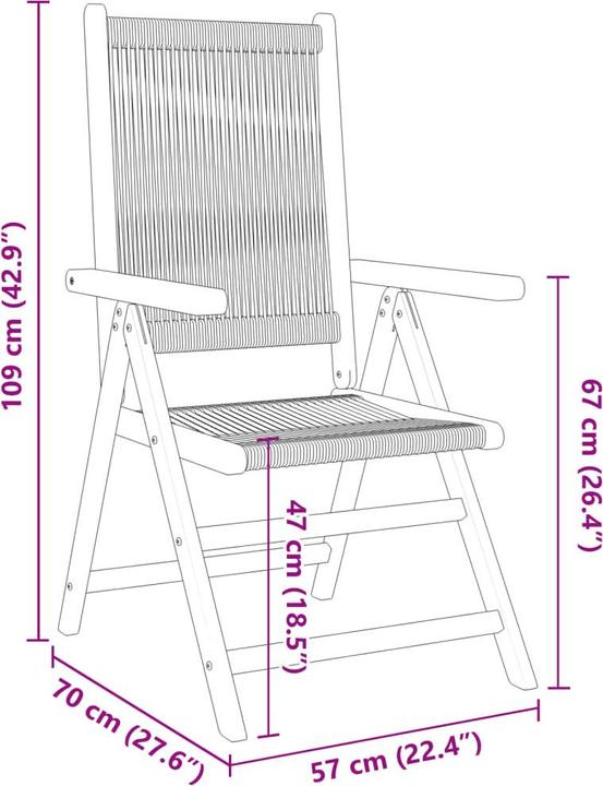 Immagine prodotto vidaXL Gartenstuhl