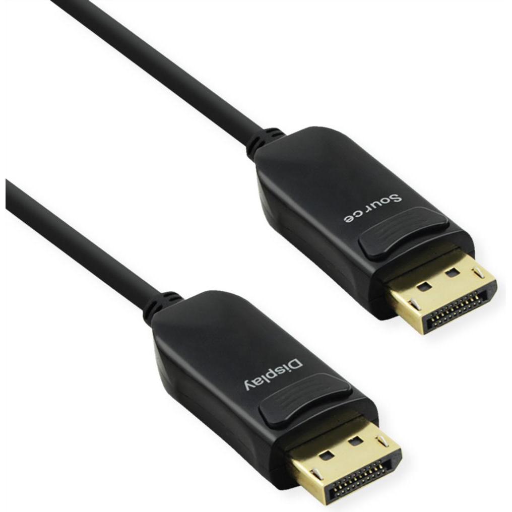 Thumbnail - Value displayport v1.4 kabel. aoc. 8k60. st/st. 20m (20 m, DisplayPort), Video Kabel