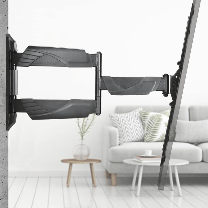 Productafbeelding Hama TV muurbeugel, draaibaar, kantelbaar, uitschuifbaar, 165 cm (65") tot 35 kg (Muur, 65", 35 kg)