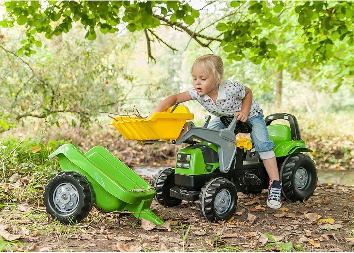Productafbeelding Rolly Toys Deutz trekker met lader en aanhanger