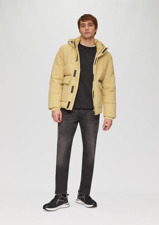 Actual product image S.Oliver Outdoor-Jacke Gesteppte Winterjacke mit Kapuze und Innenkragen (XL)