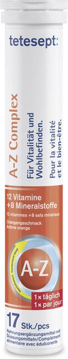 Actual product image Tetesept A-Z Complex Effervescent Tablet (17 Piece, Effervescent tablet, 134 g)
