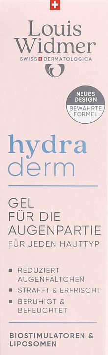 Produktbild Widmer Louis Hydraderm Gel für die Augenpartie parfumiert 15 ml (Augenpflege Gel, 15 ml, Tag + Nacht)