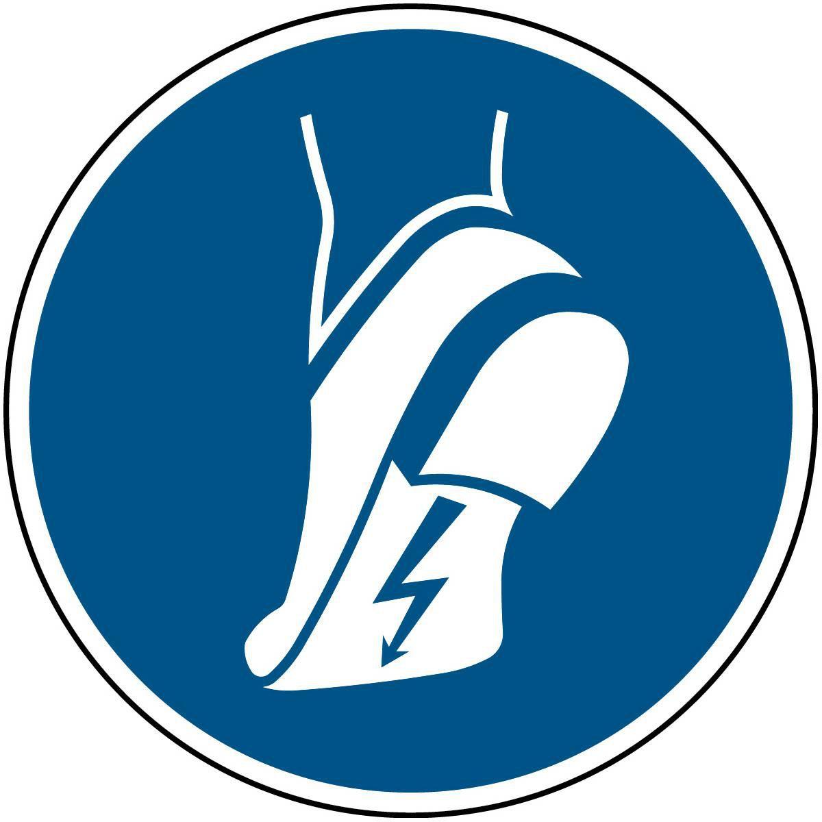 Brady, Etiketten, ISO-Sicherheitsschild - Antistatisches Schuhwerk benutzen
