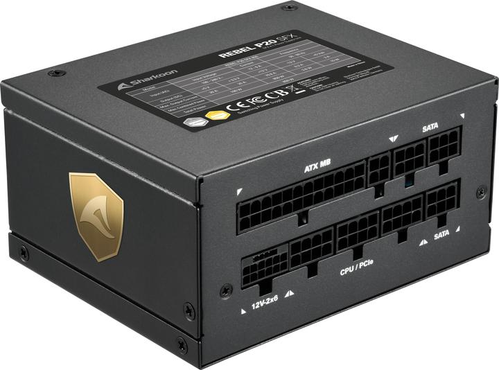 Immagine prodotto Sharkoon Rebel P20 SFX 1000 (zero watt) (1000 W)