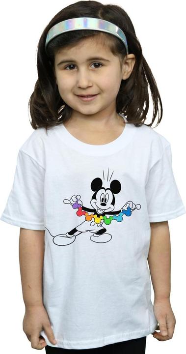 Produktbild Disney Mickey Mouse Rainbow Chain TShirt Mädchen (152, 158)