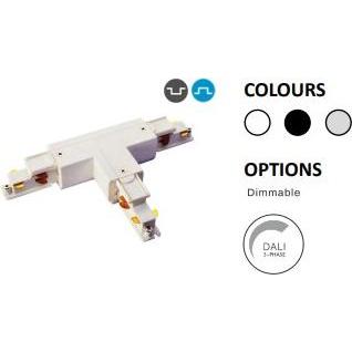 Powergear, Accessori per illuminazione, 3PH T Verbinder DALI 3, LINKS 1, Schwarz