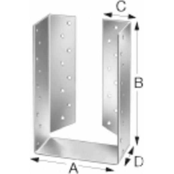 Simpson Sst, Baubeschläge + Holzverbinder, Balkenschuh (Balkenschuh, 1 Stk.)