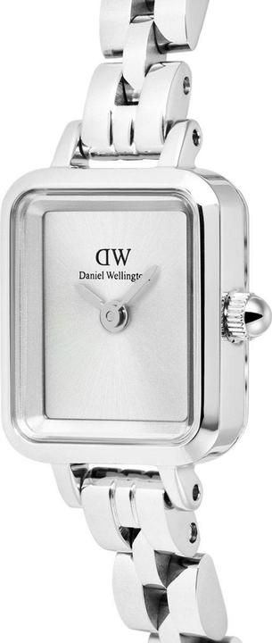 Produktbild Daniel Wellington - Quadro Mini 15.4x18.2 Arch 3-Link White Sunray Silver DW00100844 (Analoguhr)