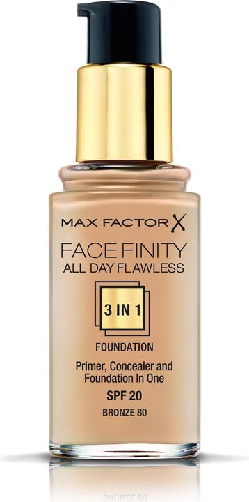 Immagine prodotto Max Factor Facefinity Flawl 3In1 Fond de Teint 80 Bronze (Bronzo)