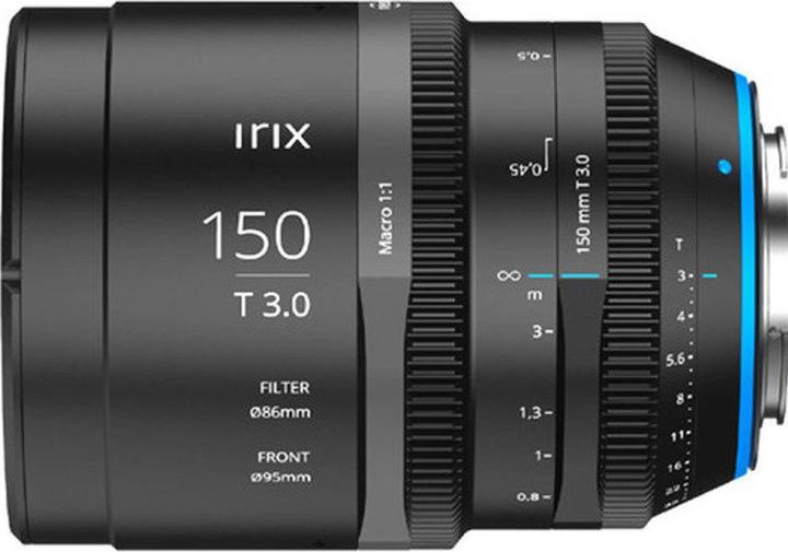 Actual product image Irix Cine Lens 150mm Macro 1:1 T3.0 for Fuji X (Metric) (Fujifilm Fujica-X)