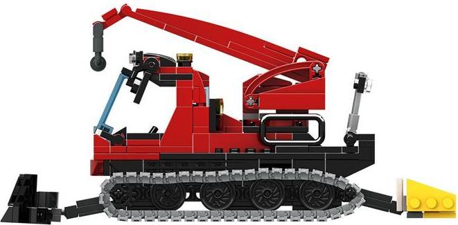 Actual product image Brixies PLUS snow caterpillar