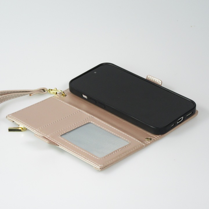 Immagine prodotto PhoneLook Cover portafoglio flip in pelle vegana con portamonete e chiusura magnetica (Apple iPhone 15)
