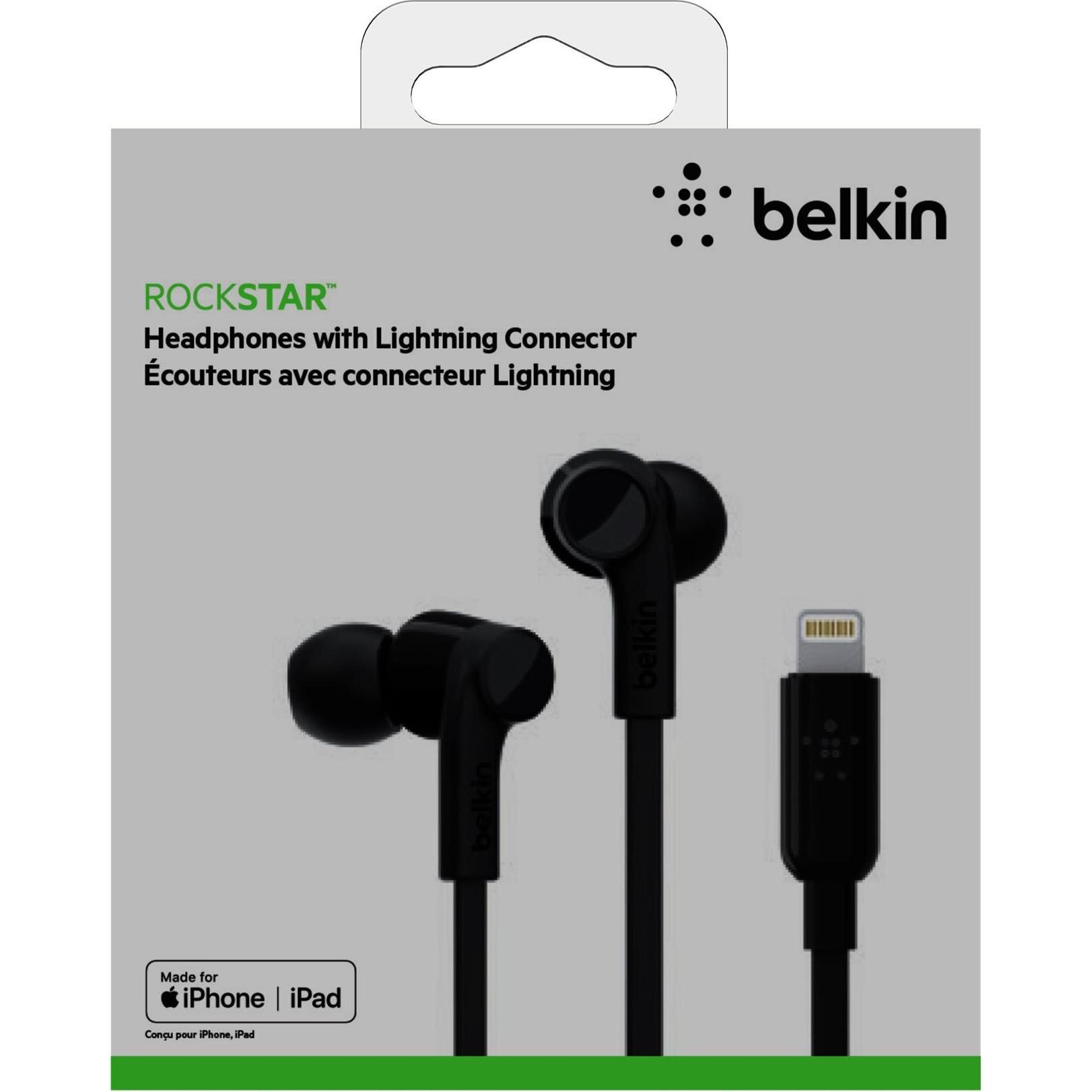 Thumbnail - Belkin Rockstar (ANC, Kabelgebunden), Kopfhörer, Schwarz