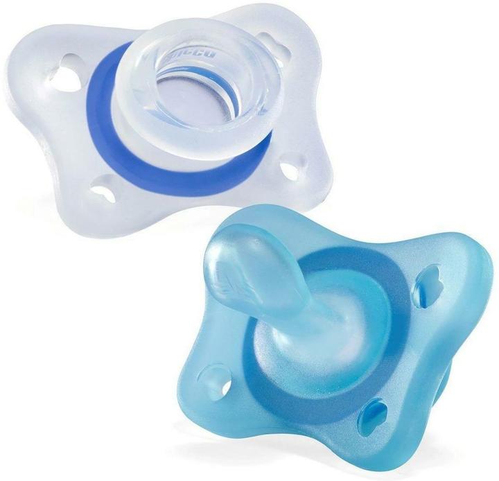 Image du produit Chicco sucette physiologique PHYSIO FORMA SOFT silicone BLUE mini 2-6m (2 x, jusqu'à 2 M.)