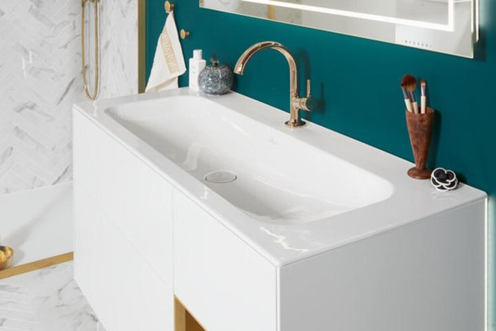 Actual product image Villeroy & Boch V&B Cabinet washbasin FINION w. concealed ÜL ViFlow 800x500mm we C+ (500 mm, 800 mm)