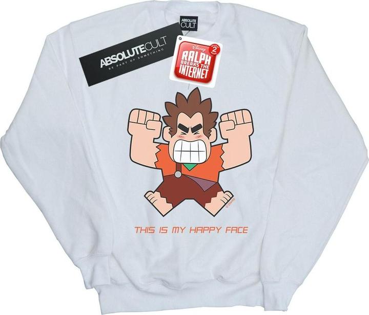 Immagine prodotto Disney Wreck It Ralph Happy Face Felpa Uomo (5XL)