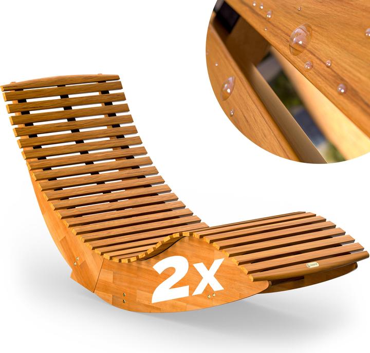 Actual product image Deuba Swing couch set of 2 (150 cm)