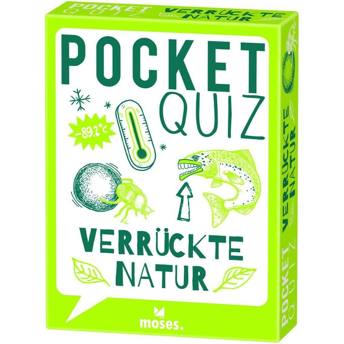 Moses Pocket Quiz Verrückte Natur (Deutsch)